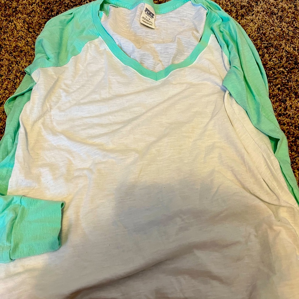 Victoria secret PINK baseball tee size large.